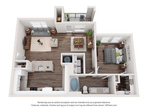 bedroom floor plan an in 2d